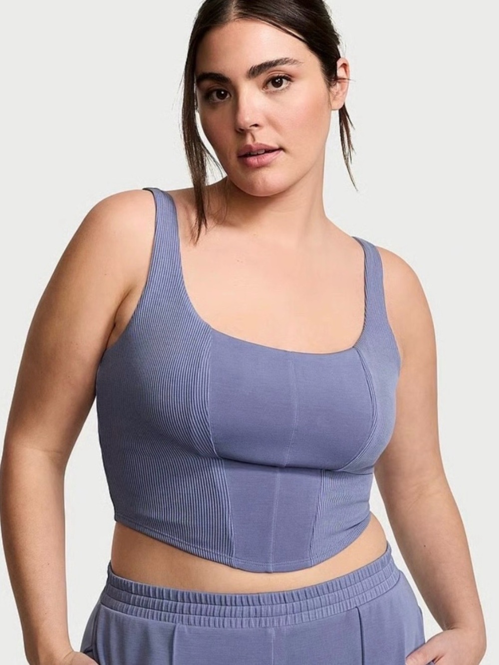Victoria’s Secret Knit Corset Tank Top Medium